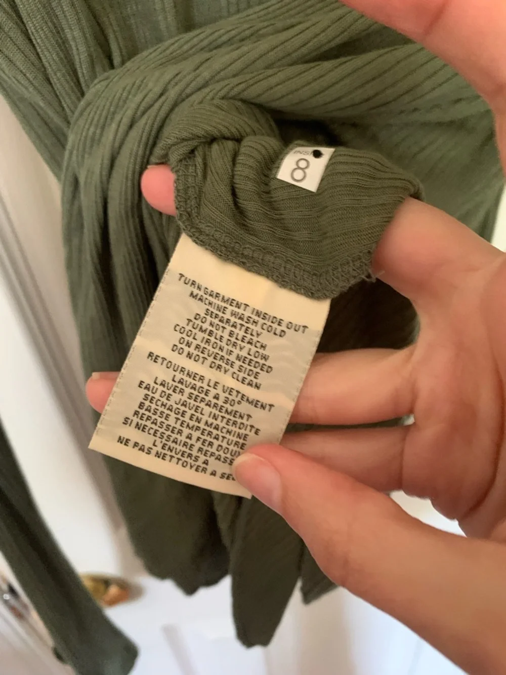 Retro RL Denim & Supply Olive Core Henley